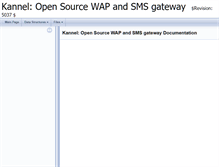 Tablet Screenshot of cvs.kannel.org