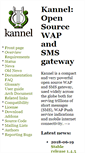 Mobile Screenshot of kannel.org