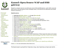 Tablet Screenshot of kannel.org